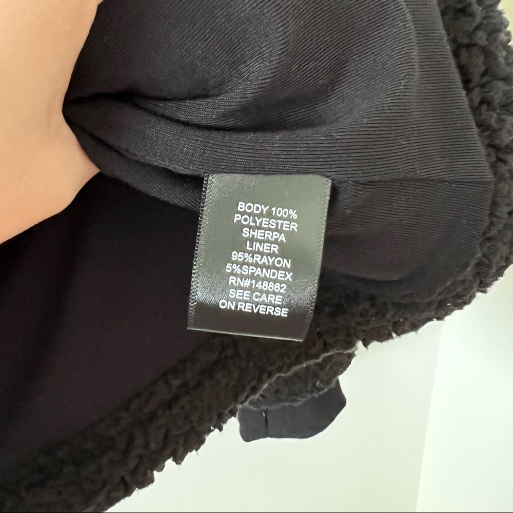 Torrid black Sherpa half-zip active pullover - Picture 9 of 11